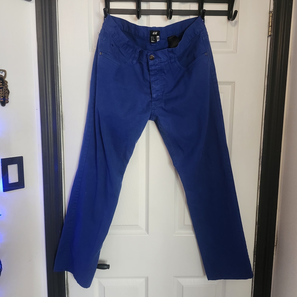 Blue H&M Chino-style pants